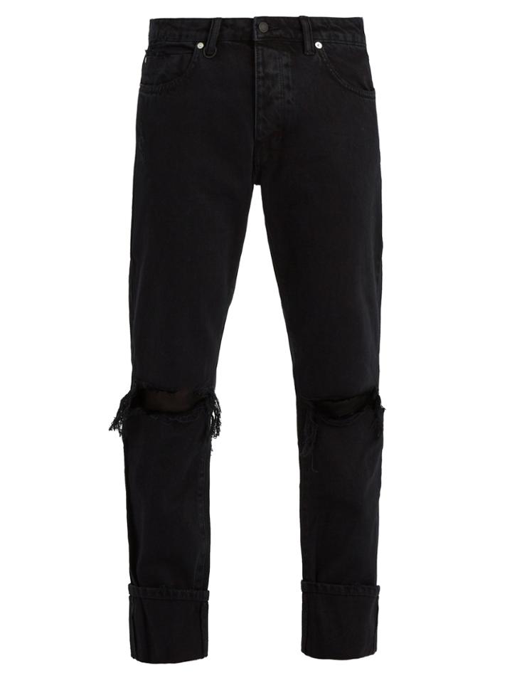 Neuw Lou Distressed Slim-leg Jeans