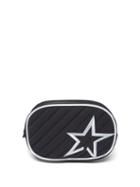 Perfect Moment - Star-embroidered Technical-shell Belt Bag - Womens - Black
