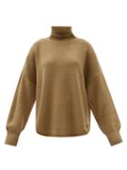 Lauren Manoogian - Roll-neck Alpaca-blend Sweater - Womens - Camel