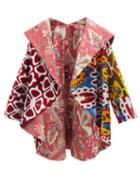 Rianna + Nina - Reversible Circle-cut Vintage Silk Jacket - Womens - Multi