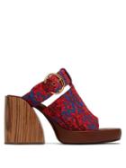 Matchesfashion.com Chlo - Tapestry Platform Sandals - Womens - Red Multi