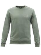 A.p.c. - Item Logo-print Cotton-jersey Sweatshirt - Mens - Green