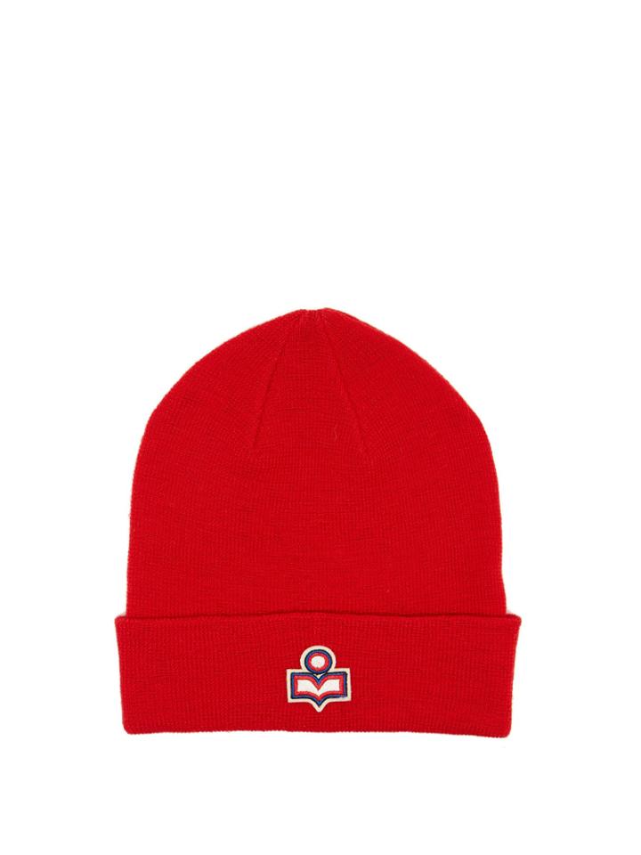 Isabel Marant Hart Logo Wool Beanie