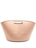 Gucci Oversized Logo-embossed Rubber Bag