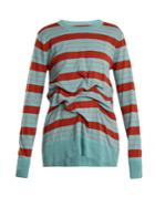 Sies Marjan Coralie Striped Cotton Sweater