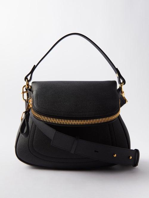 Tom Ford - Jennifer Medium Leather Shoulder Bag - Womens - Black