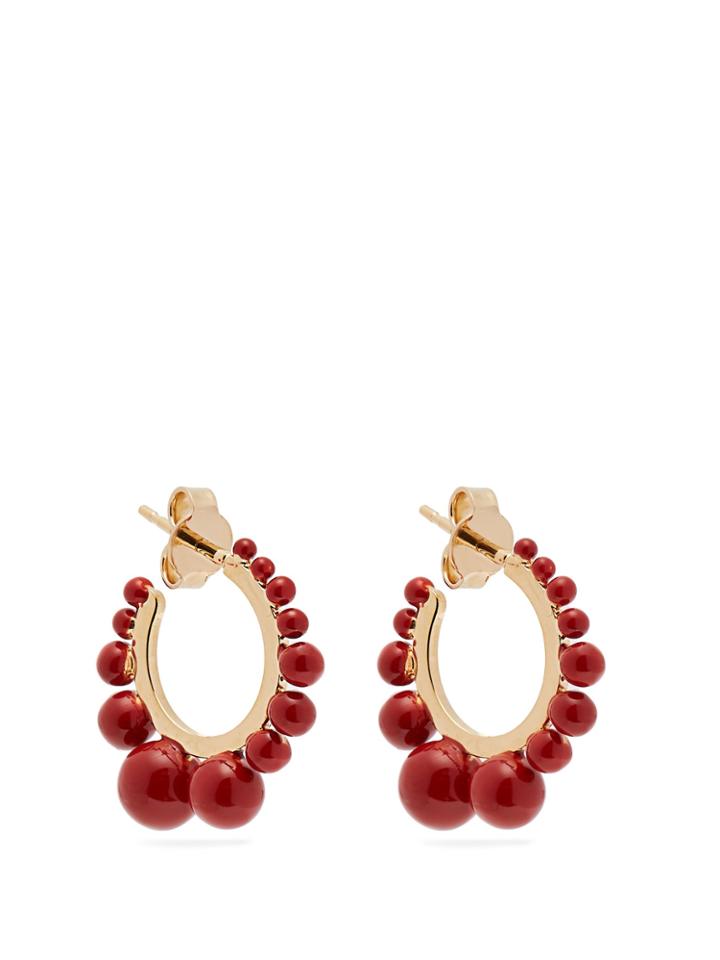 Aurélie Bidermann Ana Gold-plated Hoop Earrings