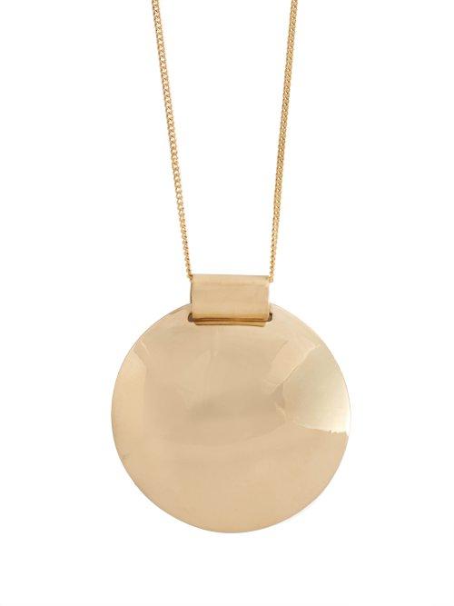 Matchesfashion.com Fay Andrada - Pallo Brass Pendant Necklace - Womens - Gold