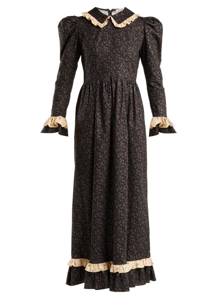 Batsheva Floral-print Prairie Dress