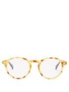 Matchesfashion.com Gucci - Round Frame Acetate Glasses - Mens - Brown