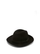 Matchesfashion.com Borsalino - Fellini Alessandria Brushed-felt Fedora Hat - Mens - Black