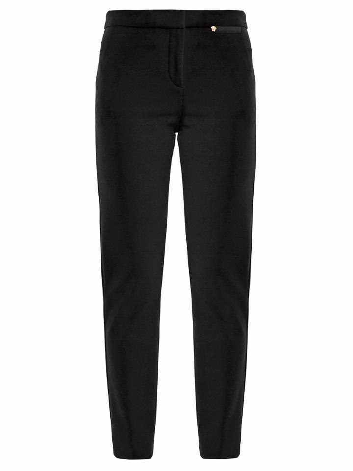 Versace Slim-leg Stretch-cady Trousers