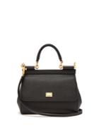 Dolce & Gabbana Sicily Small Dauphine-leather Bag