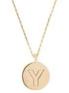 Matchesfashion.com Theodora Warre - Y Charm Gold Plated Necklace - Womens - Gold
