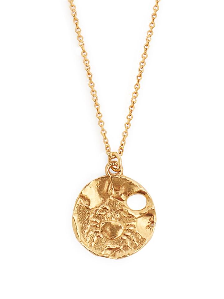 Alighieri Cancer Gold-plated Necklace