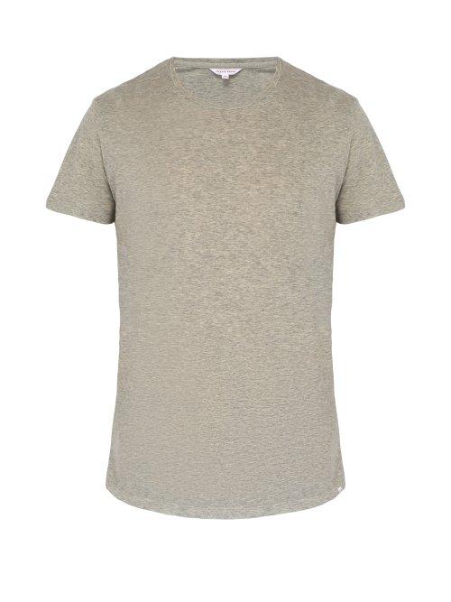 Matchesfashion.com Orlebar Brown - Ob T Cotton T Shirt - Mens - Grey