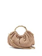 Ladies Bags Rosantica - Croissant Jungla Mini Twill Cross-body Bag - Womens - Brown