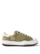 Mihara Yasuhiro - Blakey Canvas Trainers - Mens - Green