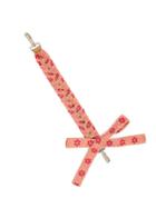 Matchesfashion.com Fendi - Strap You Whipstitched Ribbon Short Bag Strap - Womens - Pink Multi