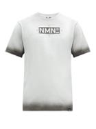 Matchesfashion.com Nemen - Craze Logo-print Cotton-jersey T-shirt - Mens - Light Grey