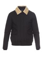 A.p.c. Shearling-collar Cotton-blend Bomber Jacket
