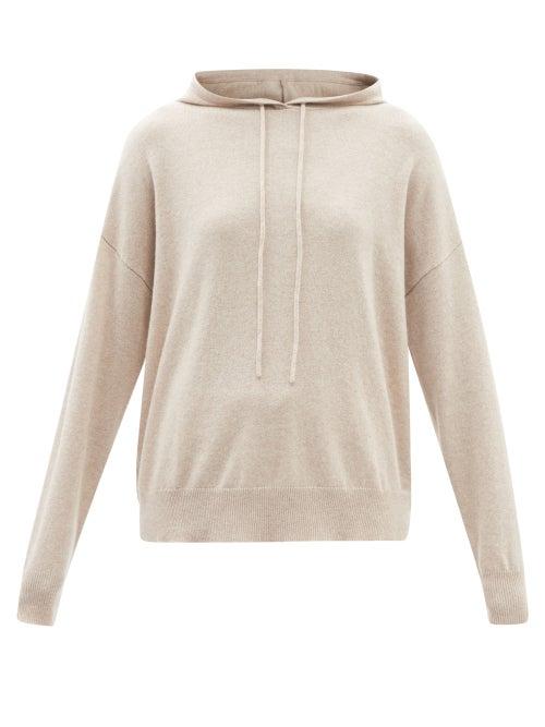 Lisa Yang - Luella Fine-knit Cashmere Hooded Sweatshirt - Womens - Beige