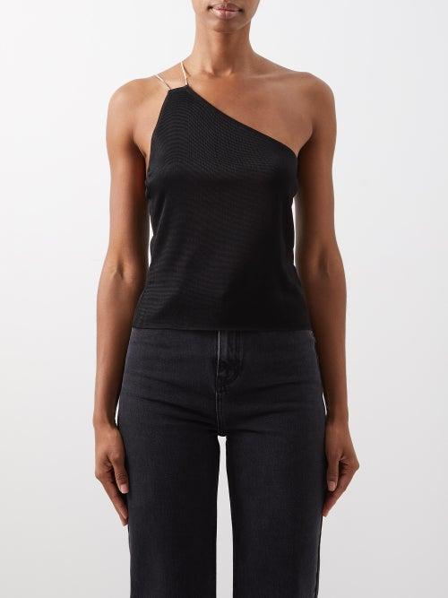 Gauge81 - Sefrou One-shoulder Jersey Top - Womens - Black
