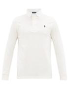 Matchesfashion.com Polo Ralph Lauren - Slim-fit Long-sleeved Cotton Polo Shirt - Mens - White