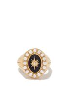 Harris Reed X Missoma - Star Pearl & Recycled 18kt Gold-plated Signet Ring - Womens - Gold Multi