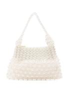 Matchesfashion.com Shrimps - Quinn Faux Pearl Embellished Bag - Womens - Cream Multi