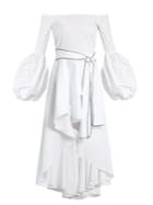 Caroline Constas Kleo Off-the-shoulder Cotton-blend Dress
