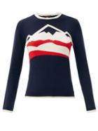 Matchesfashion.com Perfect Moment - Chamonix Merino-wool Sweater - Womens - Navy
