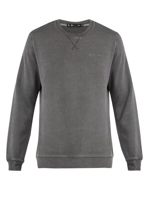 Matchesfashion.com The Upside - Redford Cotton Sweatshirt - Mens - Grey