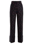 Gucci Marguerite Fil Coup Cotton-blend Trousers