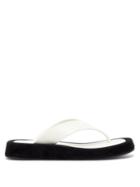 Matchesfashion.com The Row - Ginza Leather Sandals - Womens - Black White
