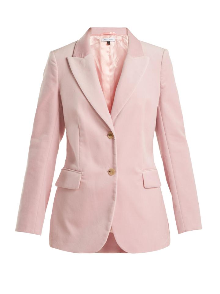 Bella Freud Isaacs Tailored Velvet Jacket