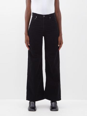 Citizens Of Humanity - Paloma Corduroy Wide-leg Trousers - Womens - Black