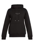 Matchesfashion.com 1017 Alyx 9sm - Recycled Cotton Blend Hooded Sweatshirt - Mens - Black