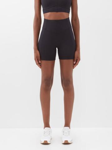 Le Ore - Andria Recycled-jersey Cycling Shorts - Womens - Black