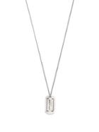 Matchesfashion.com Saint Laurent - Razor Blade Charm Necklace - Mens - Silver