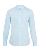 Prada Single-cuff Cotton-poplin Tuxedo Shirt