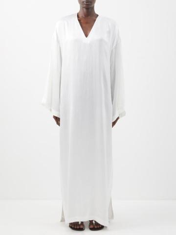 Delos - Leto Silk Kaftan Dress - Womens - Ivory