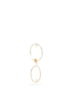 Matchesfashion.com Anissa Kermiche - Double Rondeur Perlee 14kt Gold Single Earring - Womens - Gold
