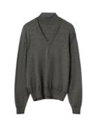 Lemaire - Layered High-neck Sweater - Mens - Dark Grey