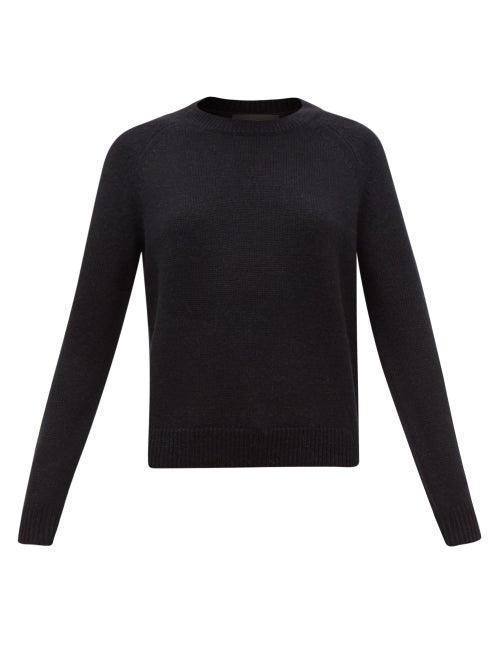 Matchesfashion.com Nili Lotan - Vesey Wool-blend Sweater - Womens - Black