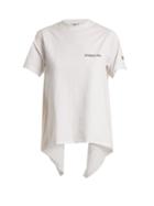 Matchesfashion.com Vetements - Open Back Crew Neck T Shirt - Womens - White Print