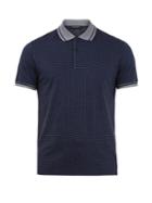 Zegna Sartorial Geometric-jacquard Cotton Polo Shirt