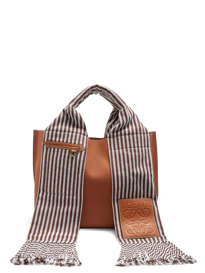 Loewe Scarf Leather Tote