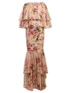 Dolce & Gabbana Floral-print Silk-chiffon Dress