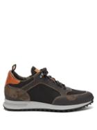 Matchesfashion.com Dunhill - Radial Suede And Mesh Trainers - Mens - Tan